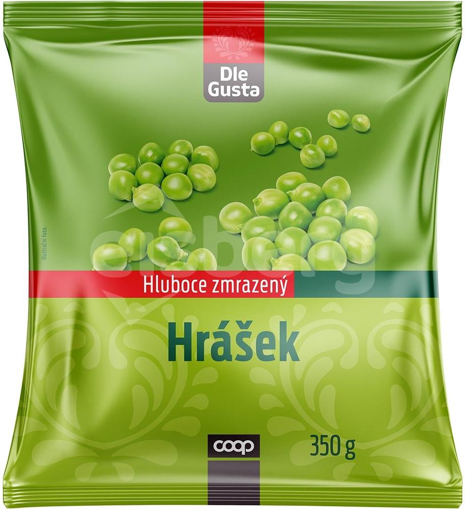 DLE GUSTA Hrášek 350 g zmrazený