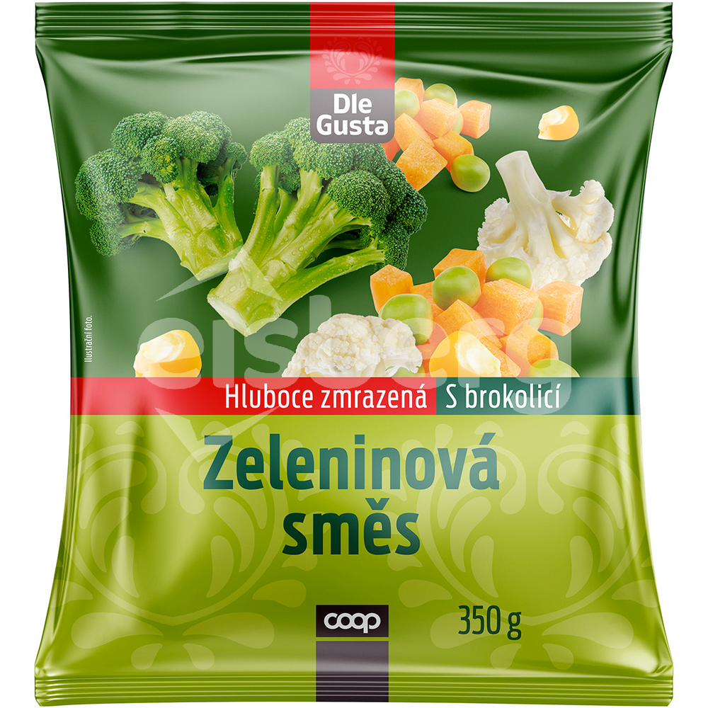 DLE GUSTA Zeleninová směs s brokolicí 350 g zmrazená