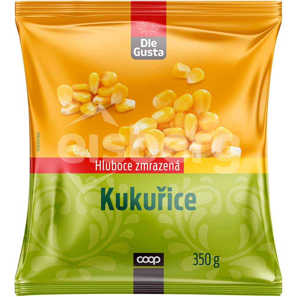 DLE GUSTA Kukuřice 350 g zmrazená