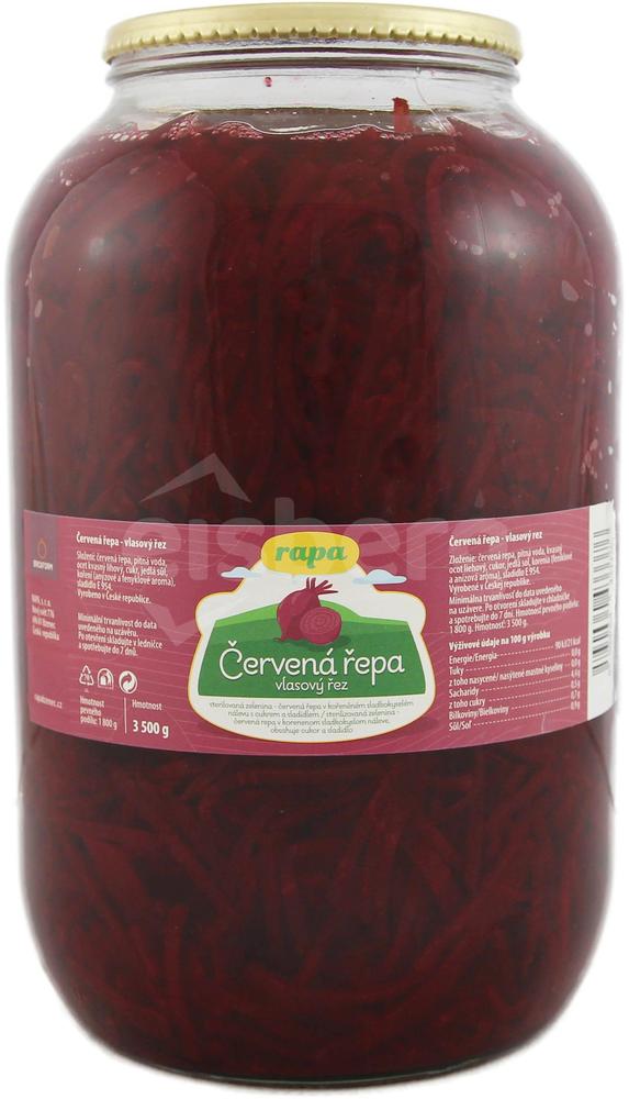 Červená řepa vlasový řez S