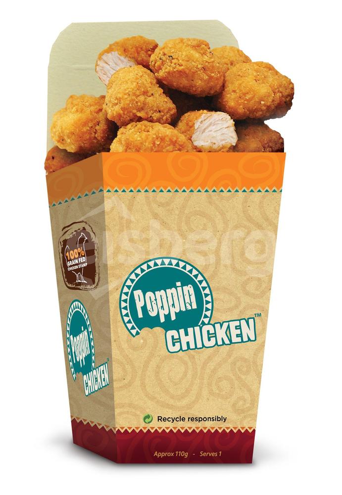 Kuřecí POPCORN 5x1kg včetně krabiček