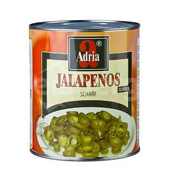 Jalapenos papričky krájené ADRIA P