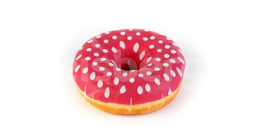 Donut růžový s puntíky
