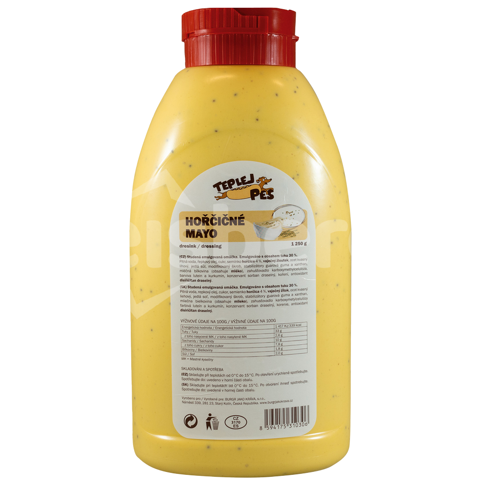 BJK Dresink Hořčičné mayo Hot Dog