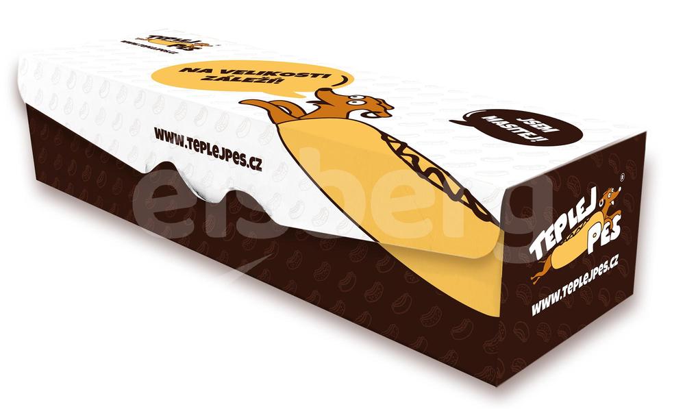 BJK Krabička Hot Dog ROZVOZ "velká"