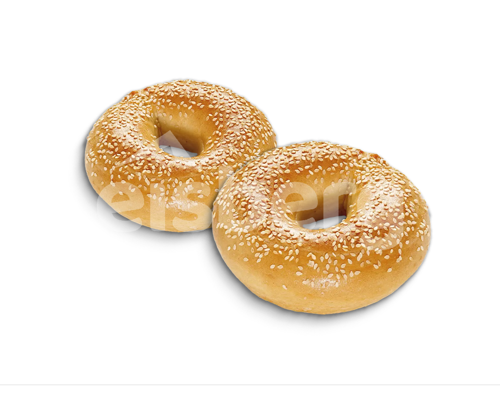 Bagel posypaný sezamem - 11cm - dopečeno