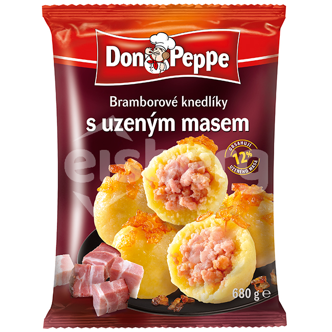 Don Peppe - Bramborové knedlíky s uzeným masem