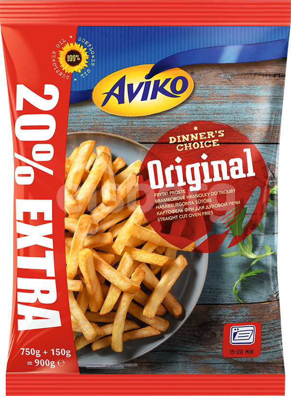 Aviko Original hranolky do trouby +20%