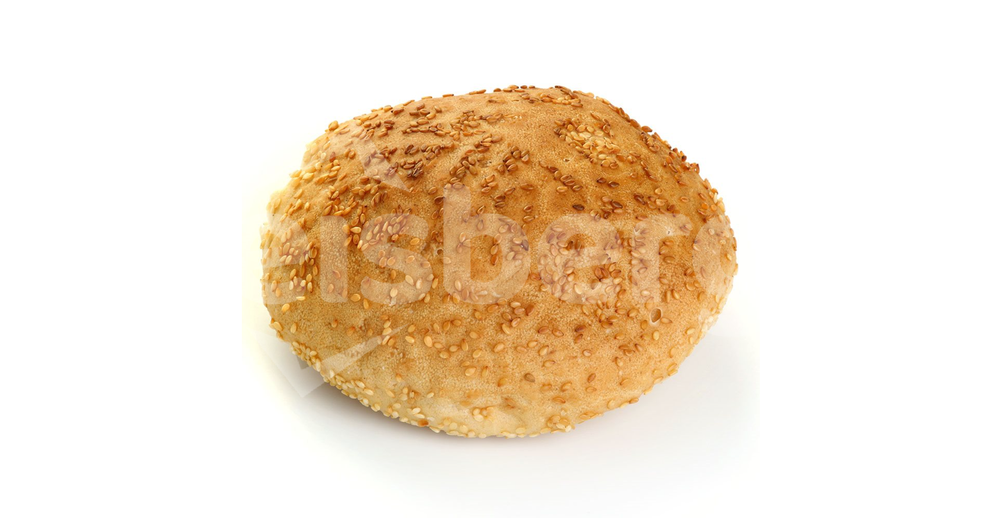 Bezlepková hamburgerová bulka se sezamem - dopečeno