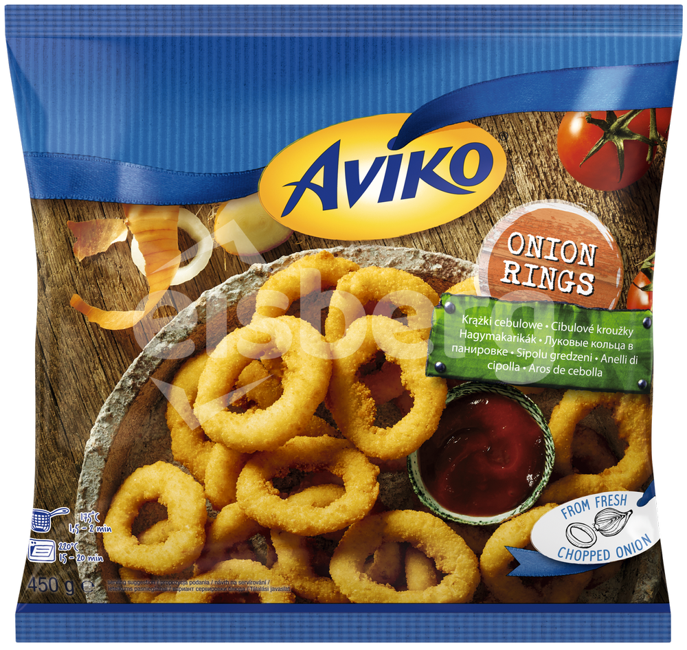 Aviko Cibulové kroužky 450g