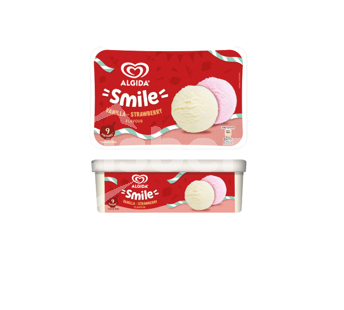 Algida Smile Strawberry - Vanilla