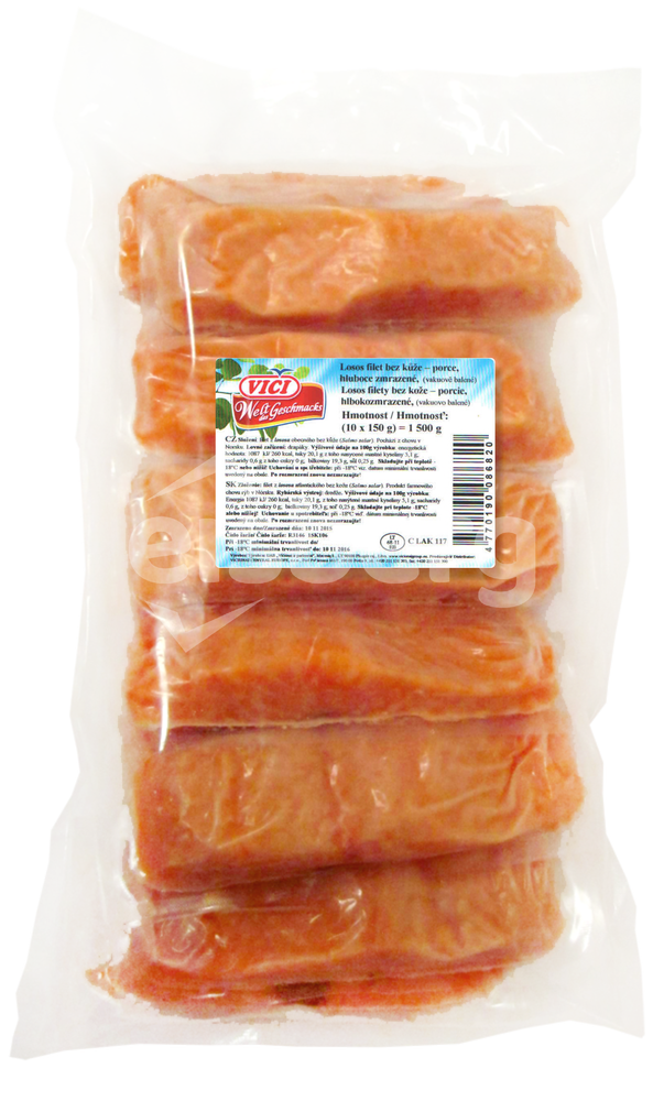 Norský losos porce bez kůže 150g