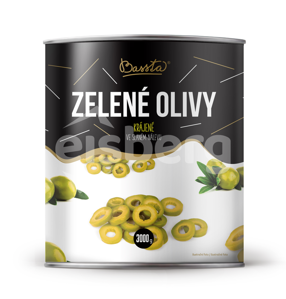 Olivy zelené krájené