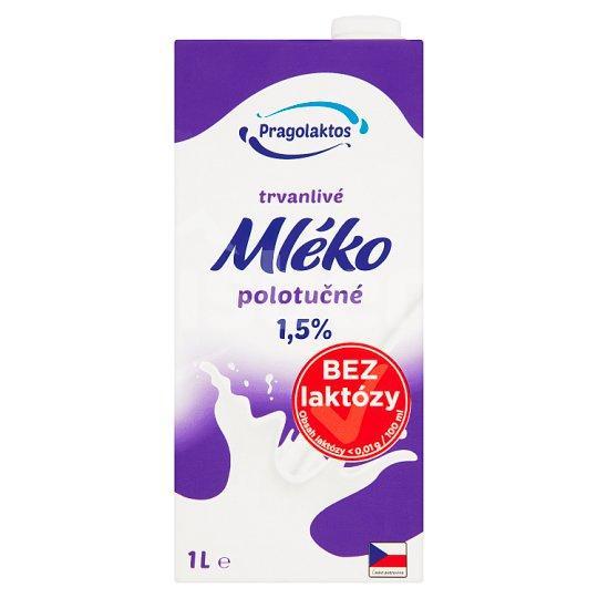 Mléko polotučné bez laktozy