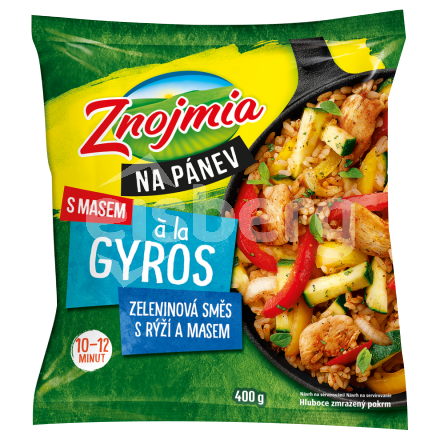 ZNOJMIA NA PÁNEV à la Gyros s masem
