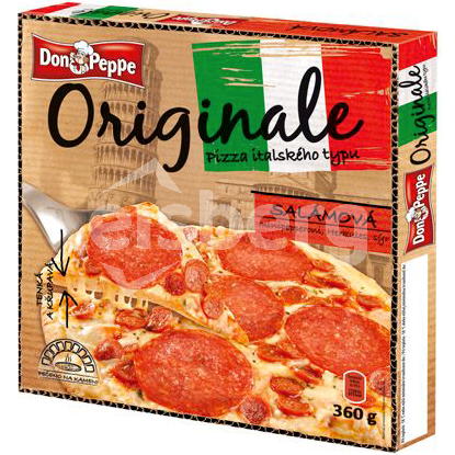 Don Peppe originale Pizza salámová 360g