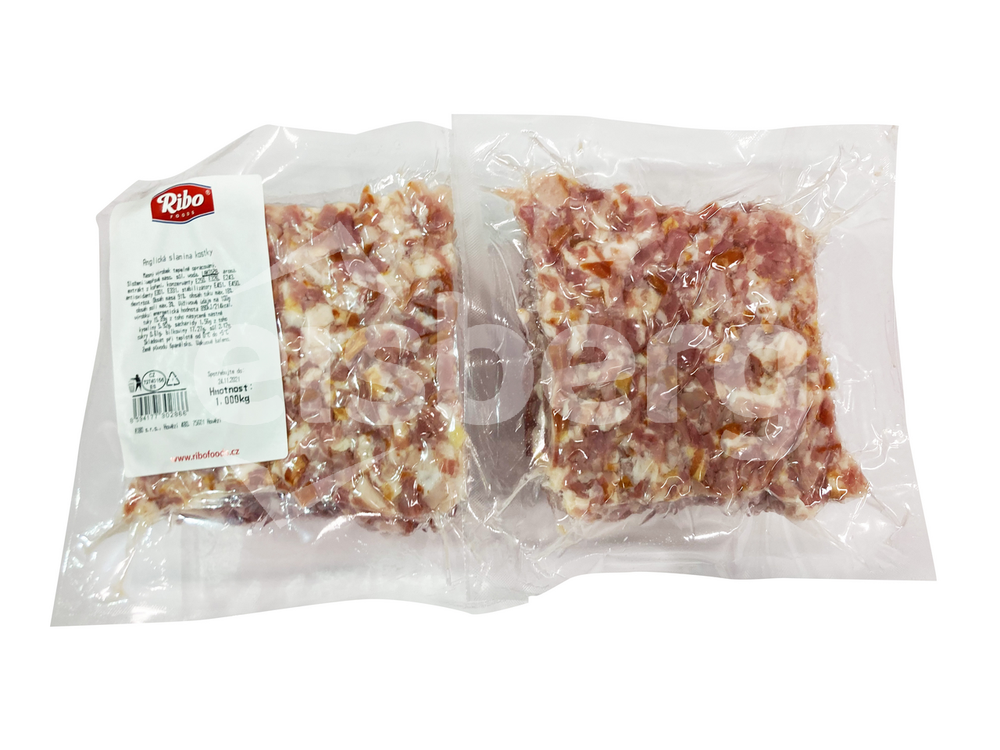 Anglická slanina kostky - mražená