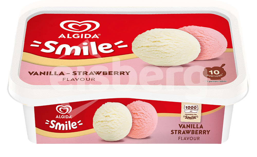 Algida Smile Vanilla-Strawberry
