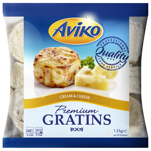 Aviko Gratinované brambory se sýrem a smetanou