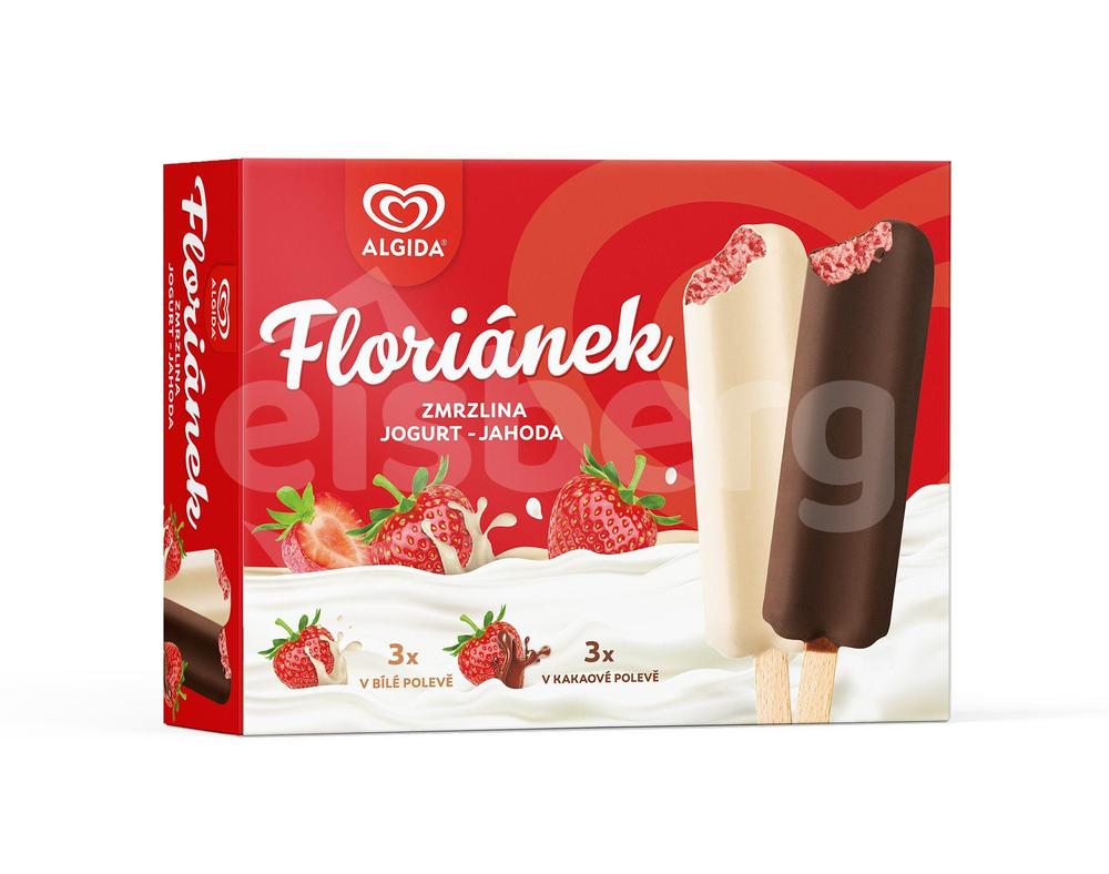 Algida Floriánek v kakaové a bílé polevě multipack 6x45ml