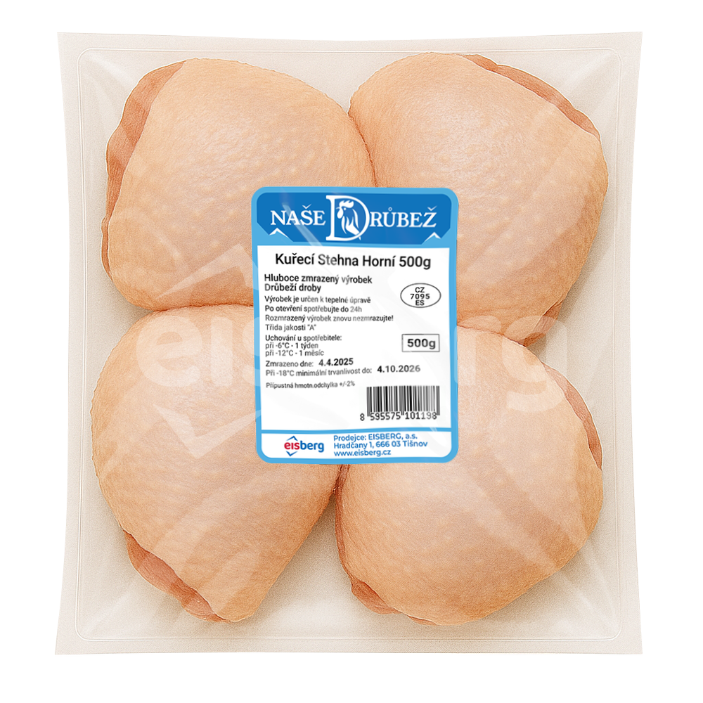 Kuřecí stehna horní (vac.) NAŠE DRŮBEŽ