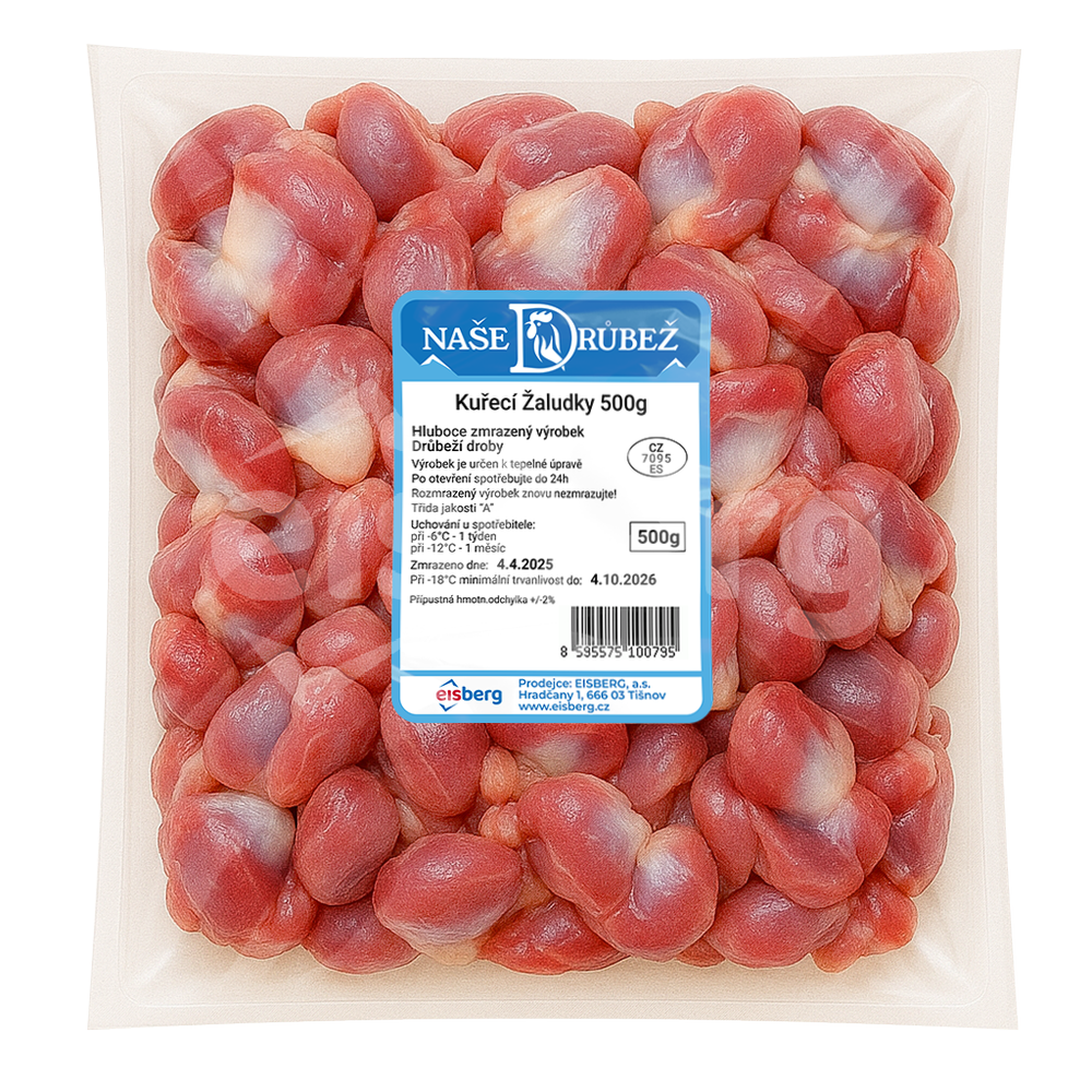 Kuřecí žaludky (vac.) NAŠE DRŮBEŽ