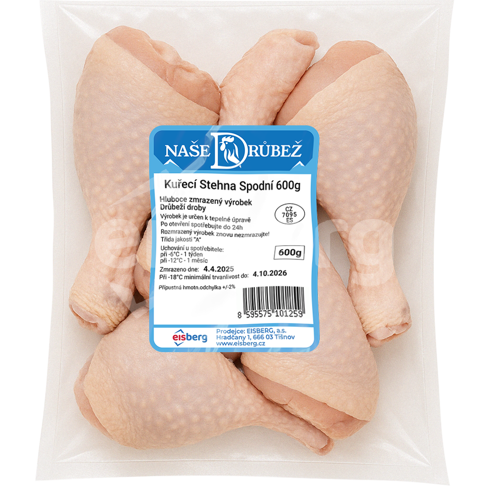 Kuřecí stehna spodní (vac.) NAŠE DRŮBEŽ