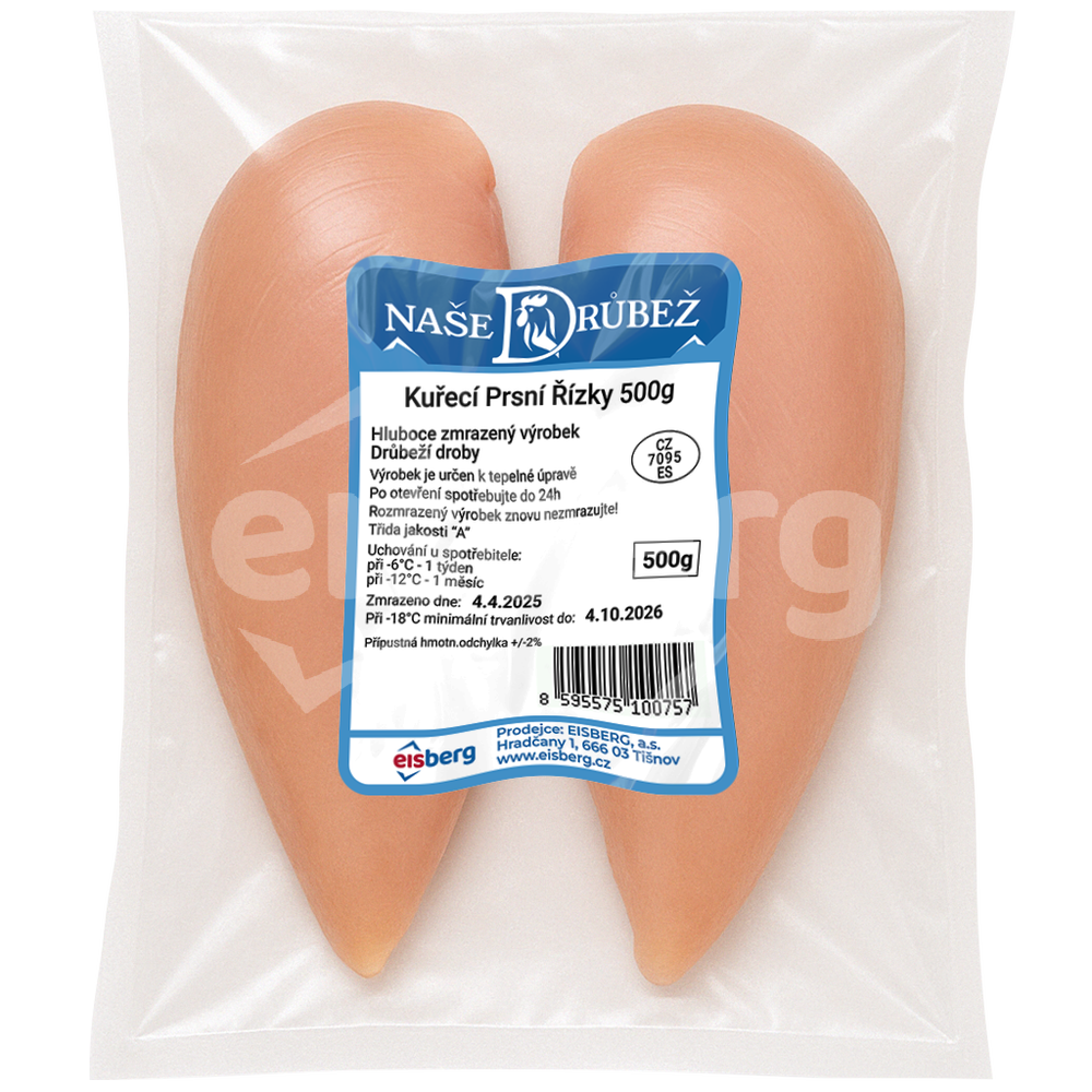 Kuřecí prsní řízky CZ (vac.) NAŠE DRŮBEŽ