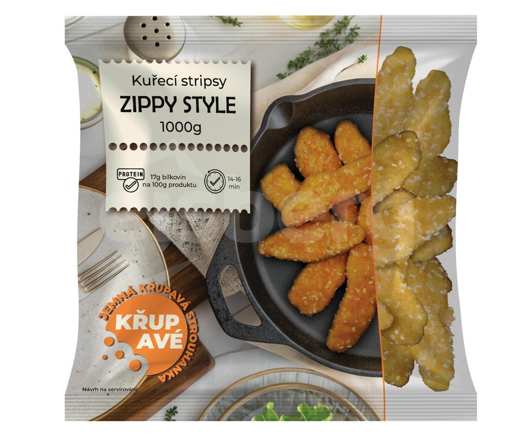 Kuřecí obalované stripsy "ZIPPY STYLE"