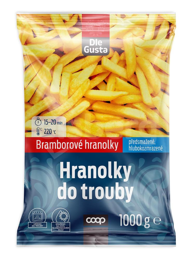 DLE GUSTA Hranolky do trouby 1000g