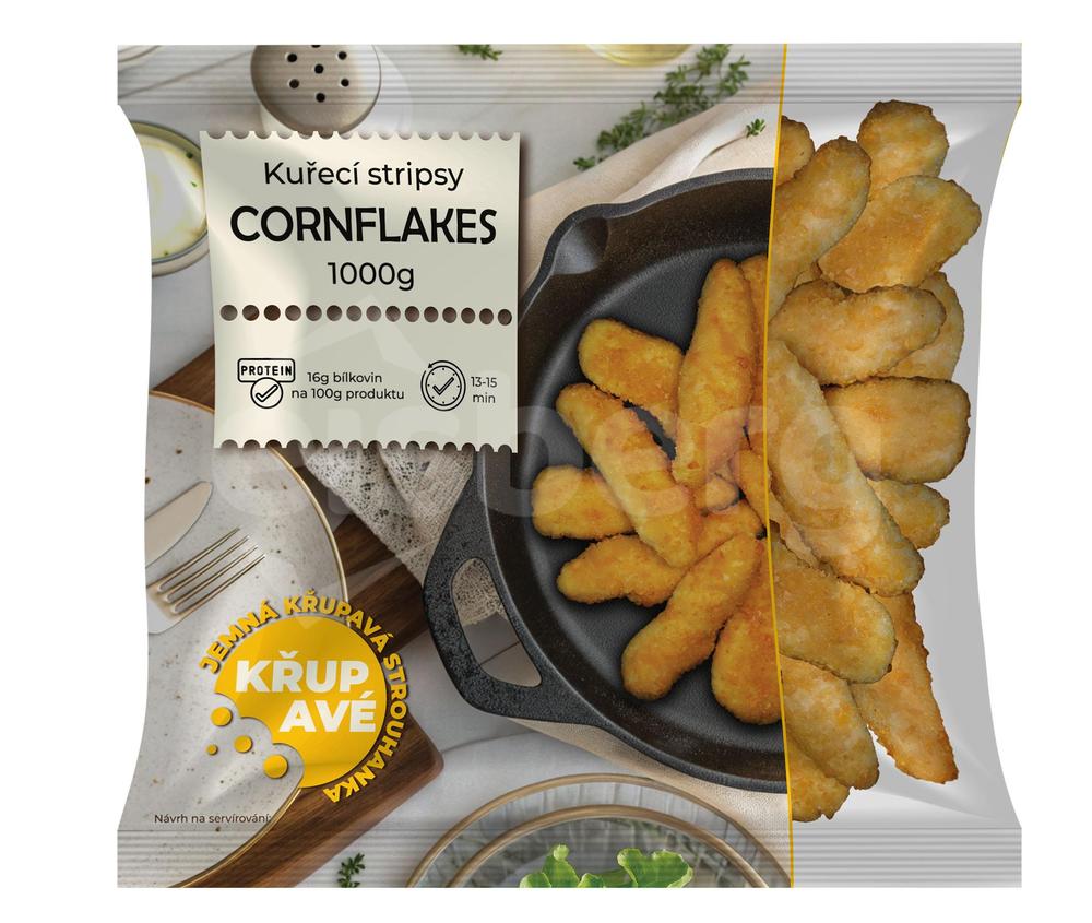 Kuřecí obalované stripsy "CORNFLAKES"