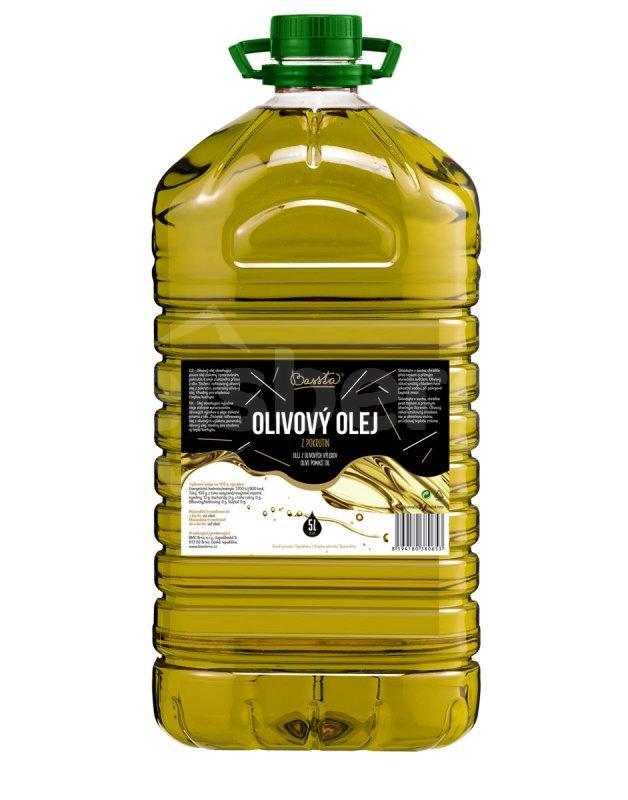 Olivový olej z pokrutin Bassta