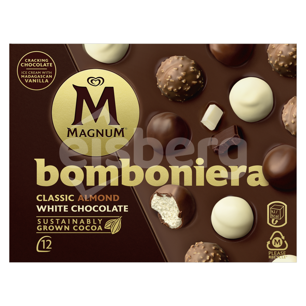 Magnum Bomboniera Classic Almond White 12x12ml