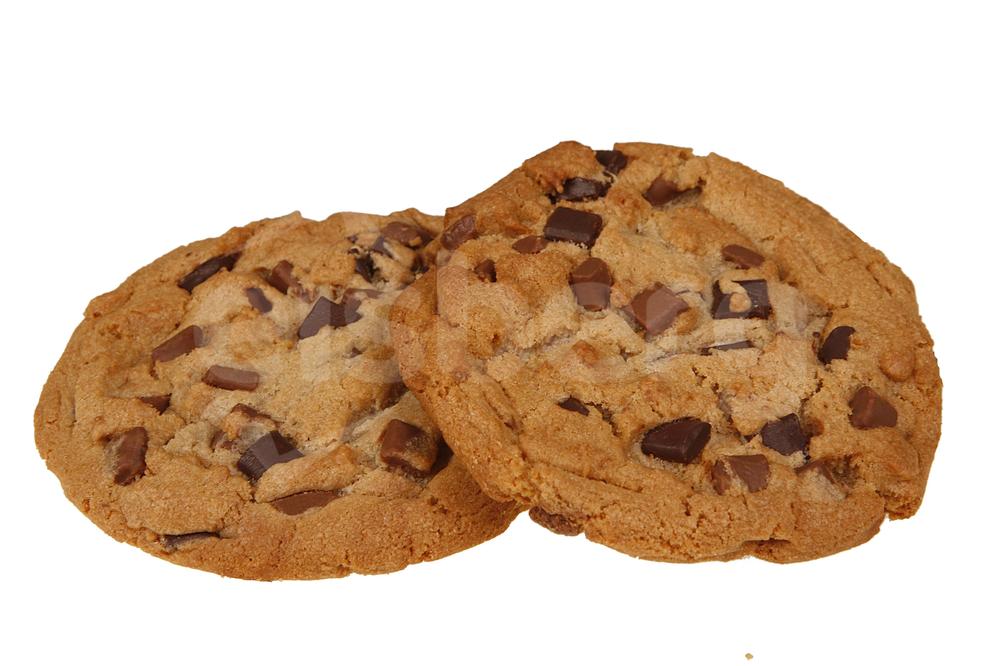 Cookies světlé s kousky čokolády - dopečeno
