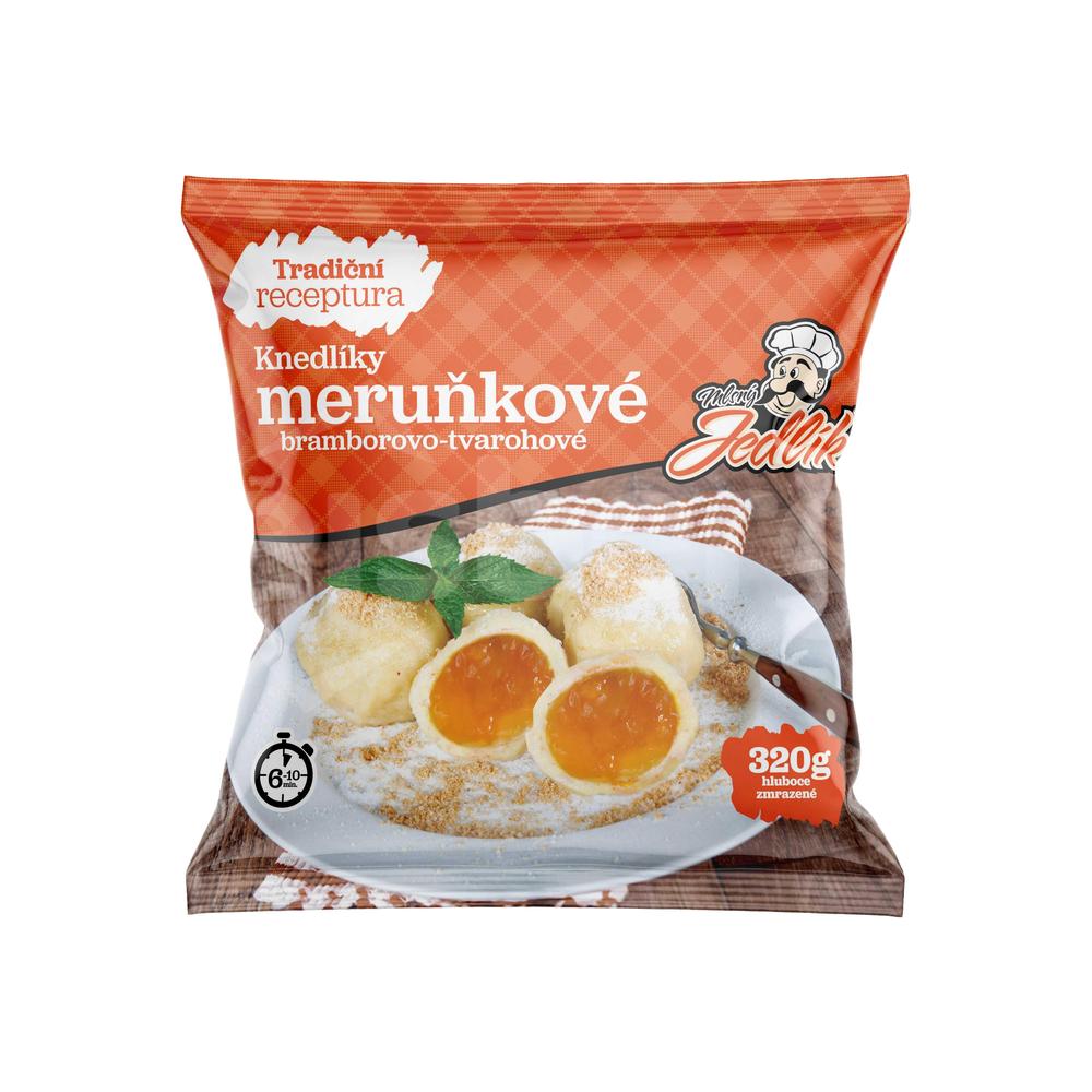 Tvarohové knedlíky meruňkové Mlsný jedlík