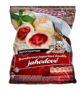 Tvarohové knedlíky jahodové Mlsný jedlík