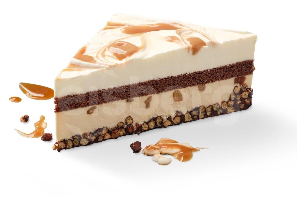 Trojhránky křupavé slaný karamel a vlašský ořech