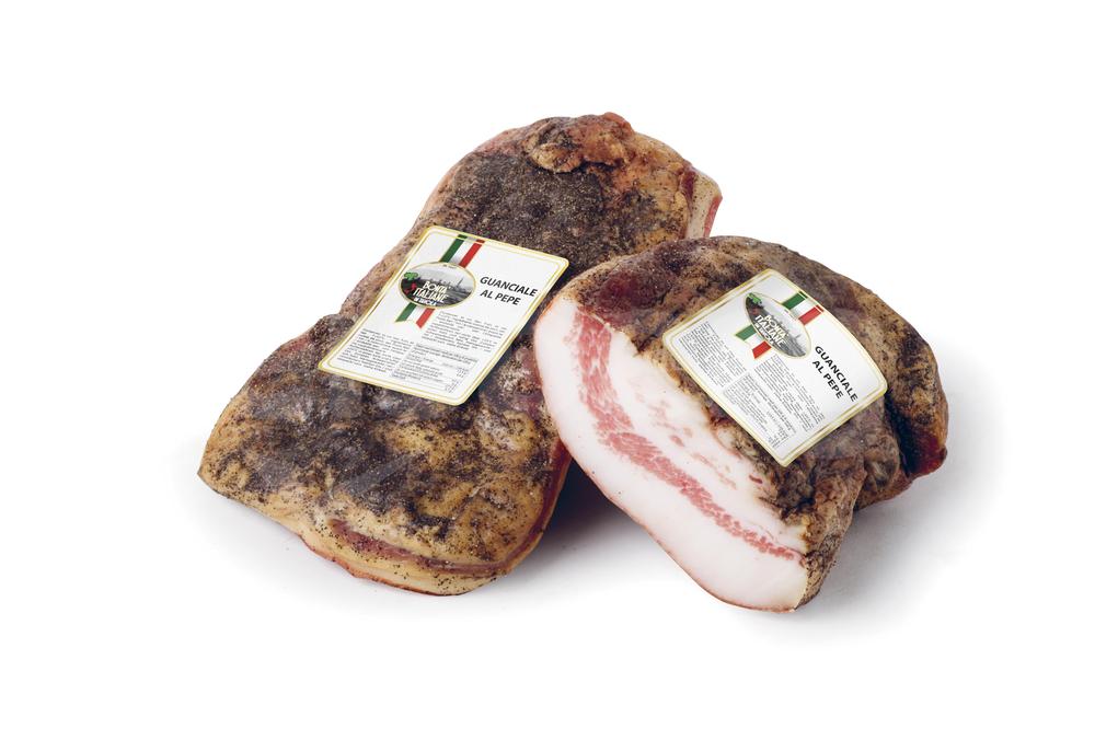 Sušený vepřový lalok "Guanciale al pepe"