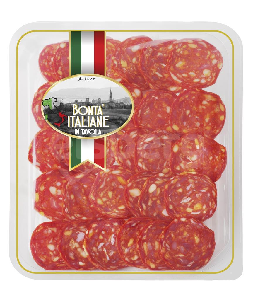 Salám "Salame piccante"  krájený