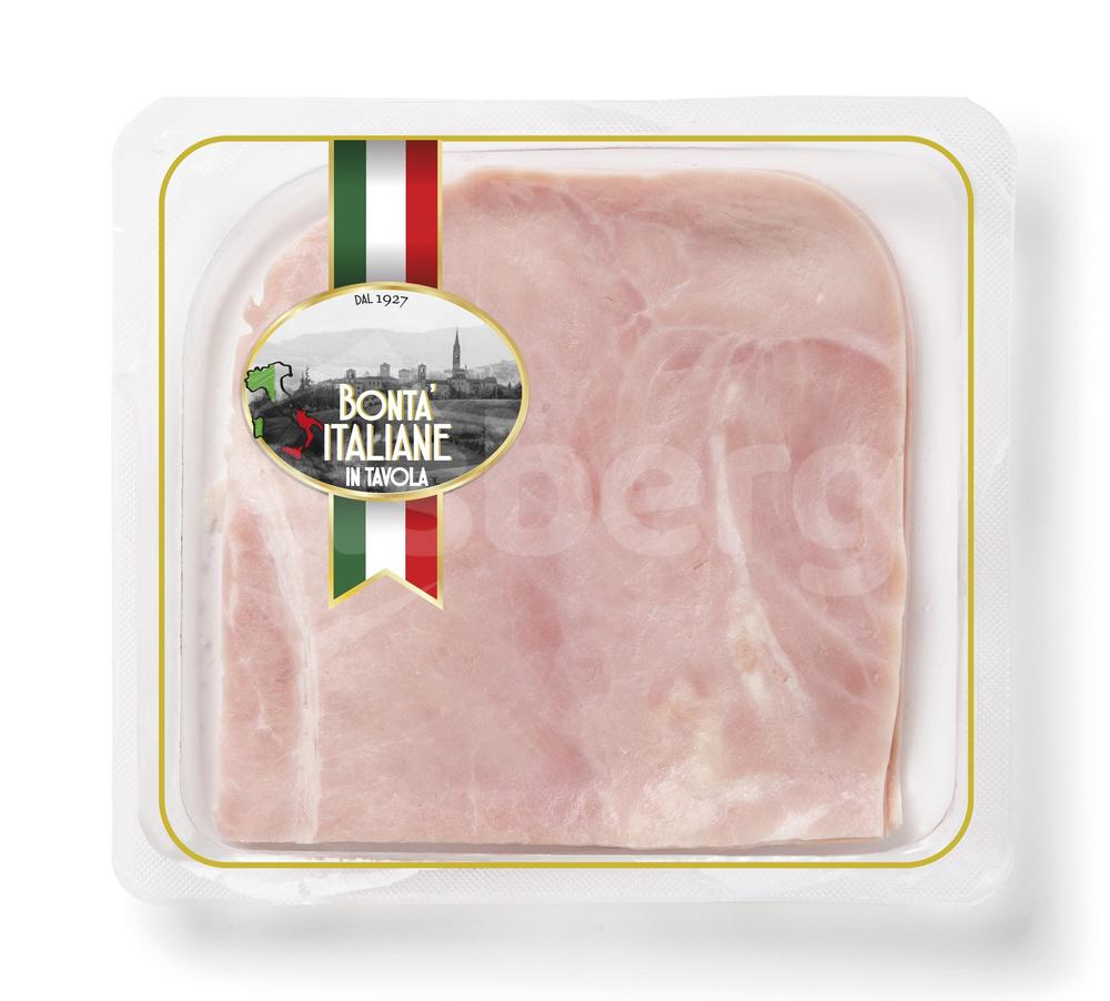 Dušená šunka "Prosciutto cotto di Modena" krájená