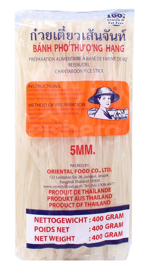 Rýžové nudle ploché 5mm