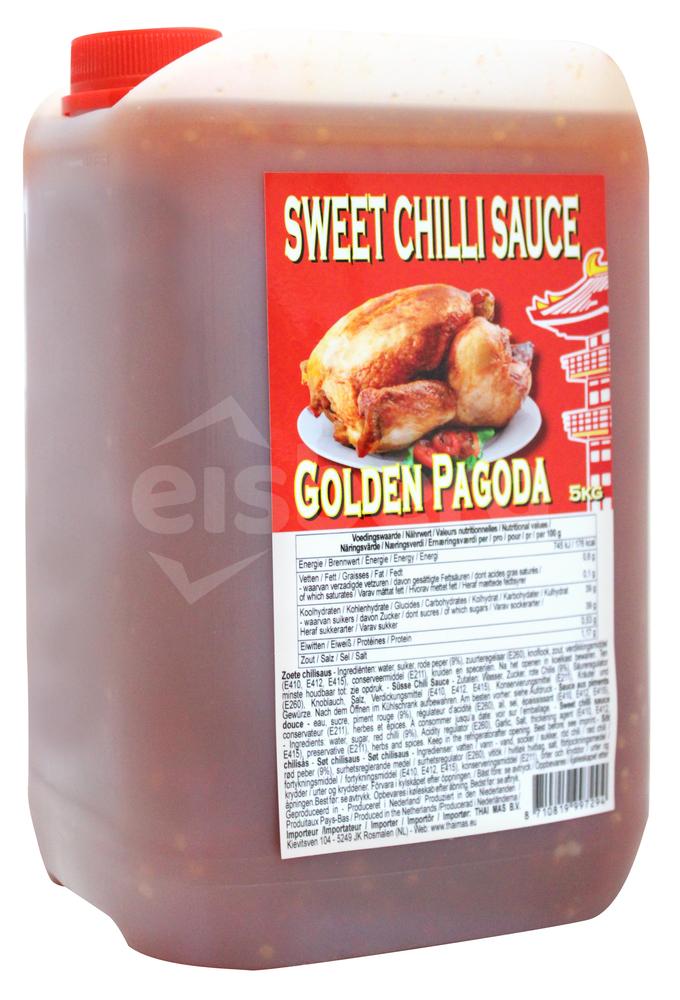 Chilli omáčka sladká 5kg GOLDEN PAGODA
