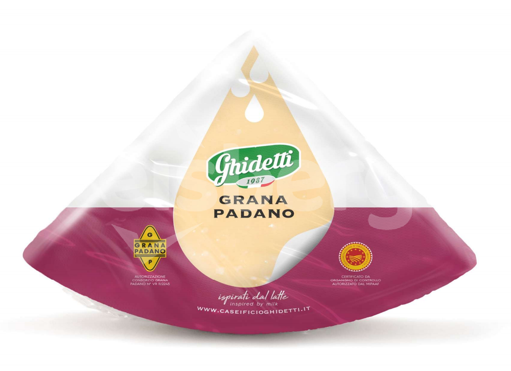 Grana Padano sýr 1/8 výseč DOP GHIDETTI