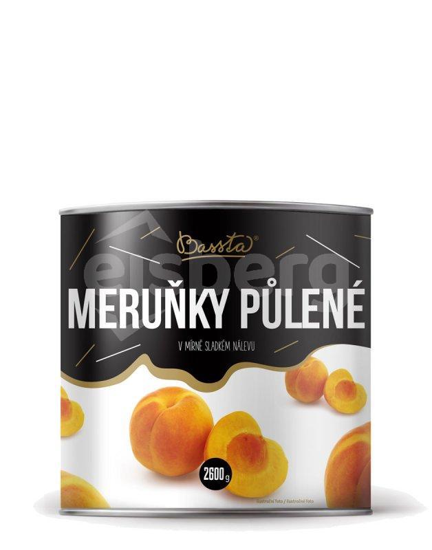Meruňky půlené kompot P