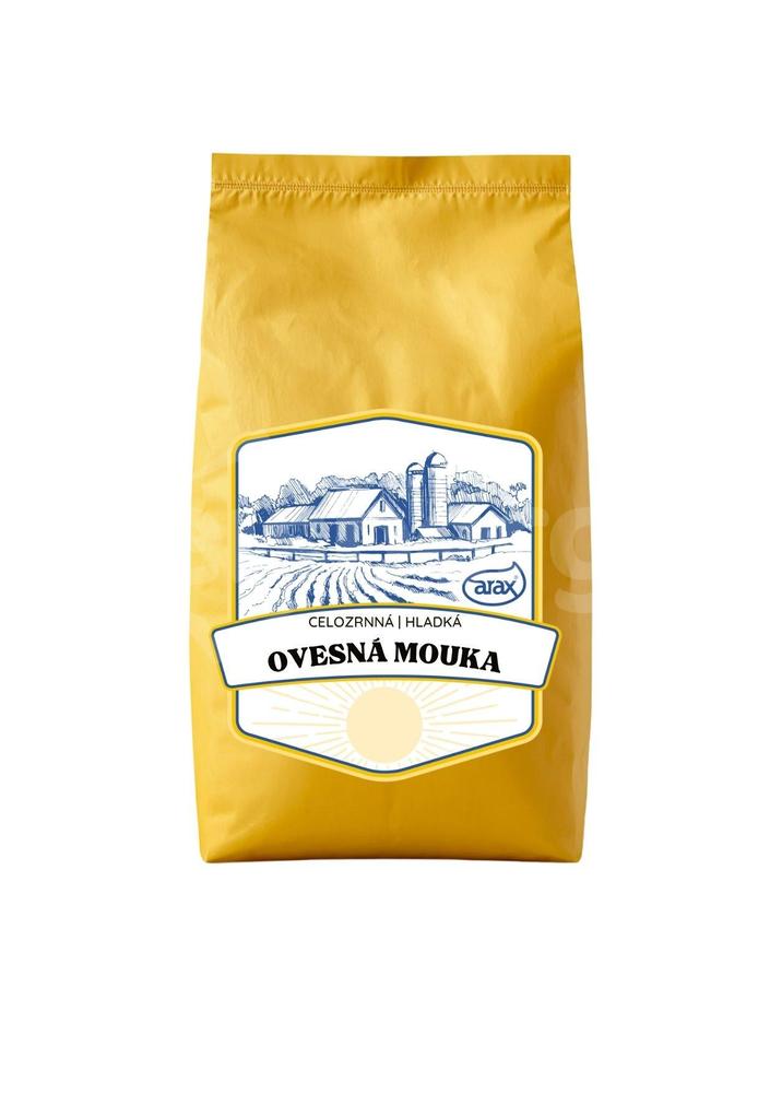 Mouka ovesná celozrnná hladká ARAX