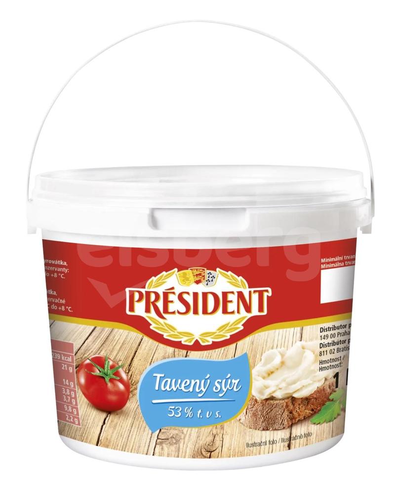 Tavený sýr Président 