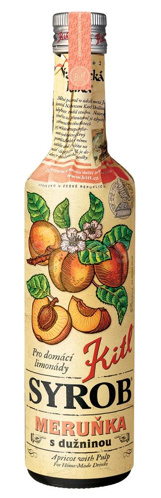Kitl Syrob Meruňka s dužinou 500 ml