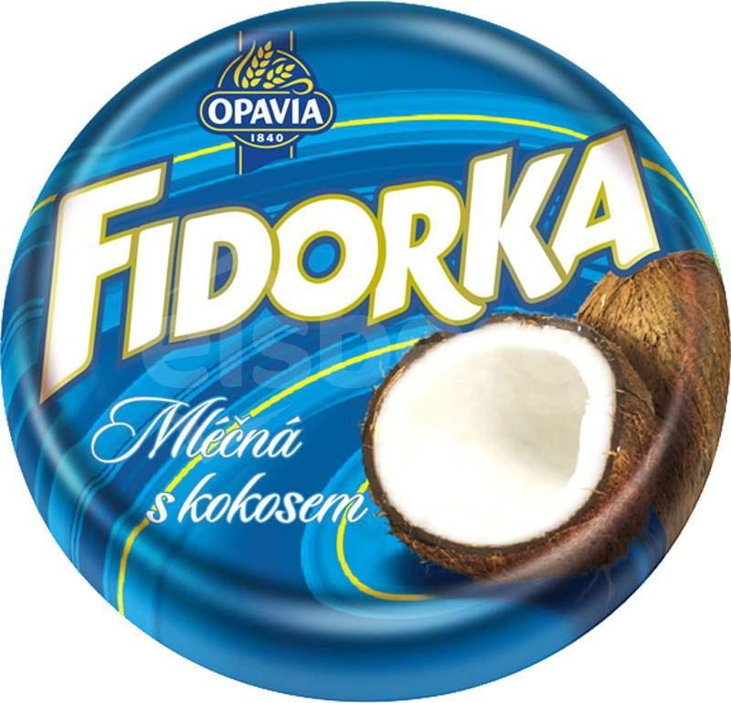 Fidorka mléčná s kokosem