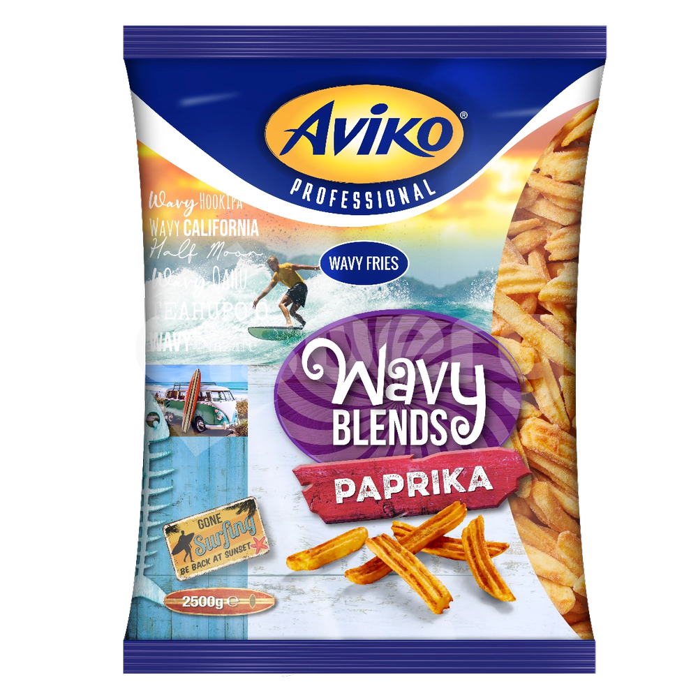 Aviko Wavy Fries Paprika
