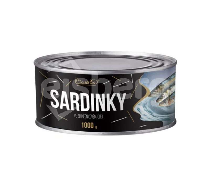 Sardinky v oleji 1000g